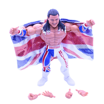 WWE Superstars British Bulldog Figur Mattel 2024 lose | Hoppla-Stuff